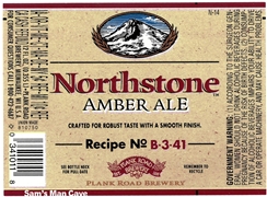 Northstone Amber Ale Beer Label