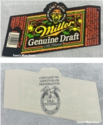 Miller Genuine Draft Scream for MGD Label