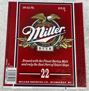 Miller Beer Label