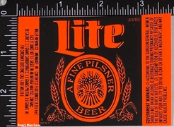 Lite Beer Label