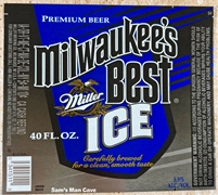 Milwaukee's Best Ice Beer Label