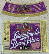 Leinenkugel's Berry Weiss Bier Label with neck