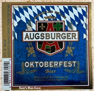 Augsburger Oktoberfest Bier Label