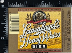 Leinenkugel's Honey Weiss Bier Label