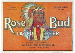 Rose Bud Lager Beer IRTP Label