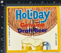Holiday Genuine Draft Beer Label