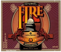 Capital Brewery Fire Doppelbock Beer Label