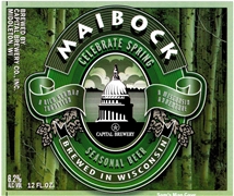 Capital Brewery Maibock Beer Label