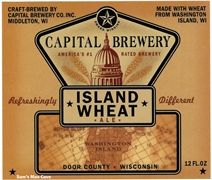 Capital Brewery Island Wheat Ale Label