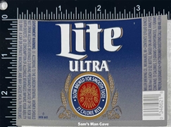 Lite Ultra Beer Label