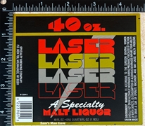 Laser Malt Liquor Label