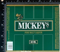 Mickey's Malt Liquor Label