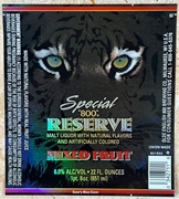 Special 800 Reserve Mixed Fruit Beer Label