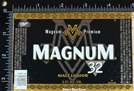 Magnum 32 Malt Liquor Label