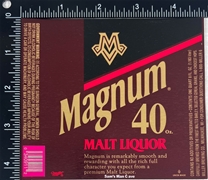 Magnum Malt Liquor Label