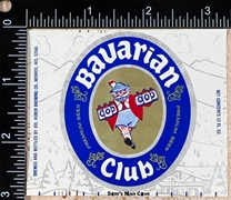 Bavarian Club Beer Label