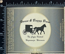Horse & Buggy Brew Beer Label