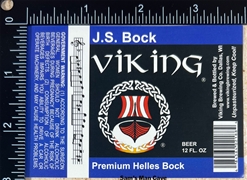 Viking J S Bock Label