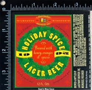 Lakefront Holiday Spice Lager Beer Label
