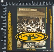 Hinterland Packerland Pilsner Beer Label