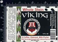 Viking Whole Stein Beer Label
