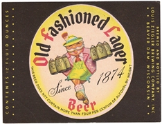 Old Fashion Lager Label