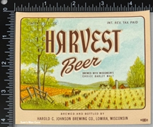 Harvest Beer IRTP Label