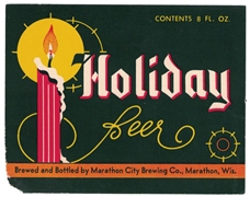 Holiday Beer Label