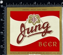 Jung Beer Label