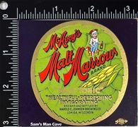 McAvoy's Malt Marrow Malt Tonic Beer Label