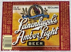 Leinenkugel's Amber Light Beer Label