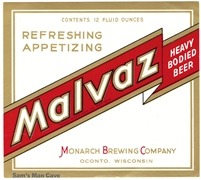 Malvaz Beer Label