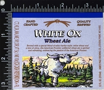 White Ox Wheat Ale Beer Label