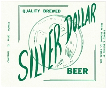 Silver Dollar Beer Label
