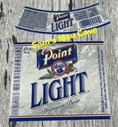 Point Light Beer Label