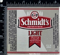 Schmidt Light Beer Label