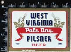 West Virginia Pale Dry Pilsner Beer Label