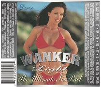 Wanker Light Denise Beer Label