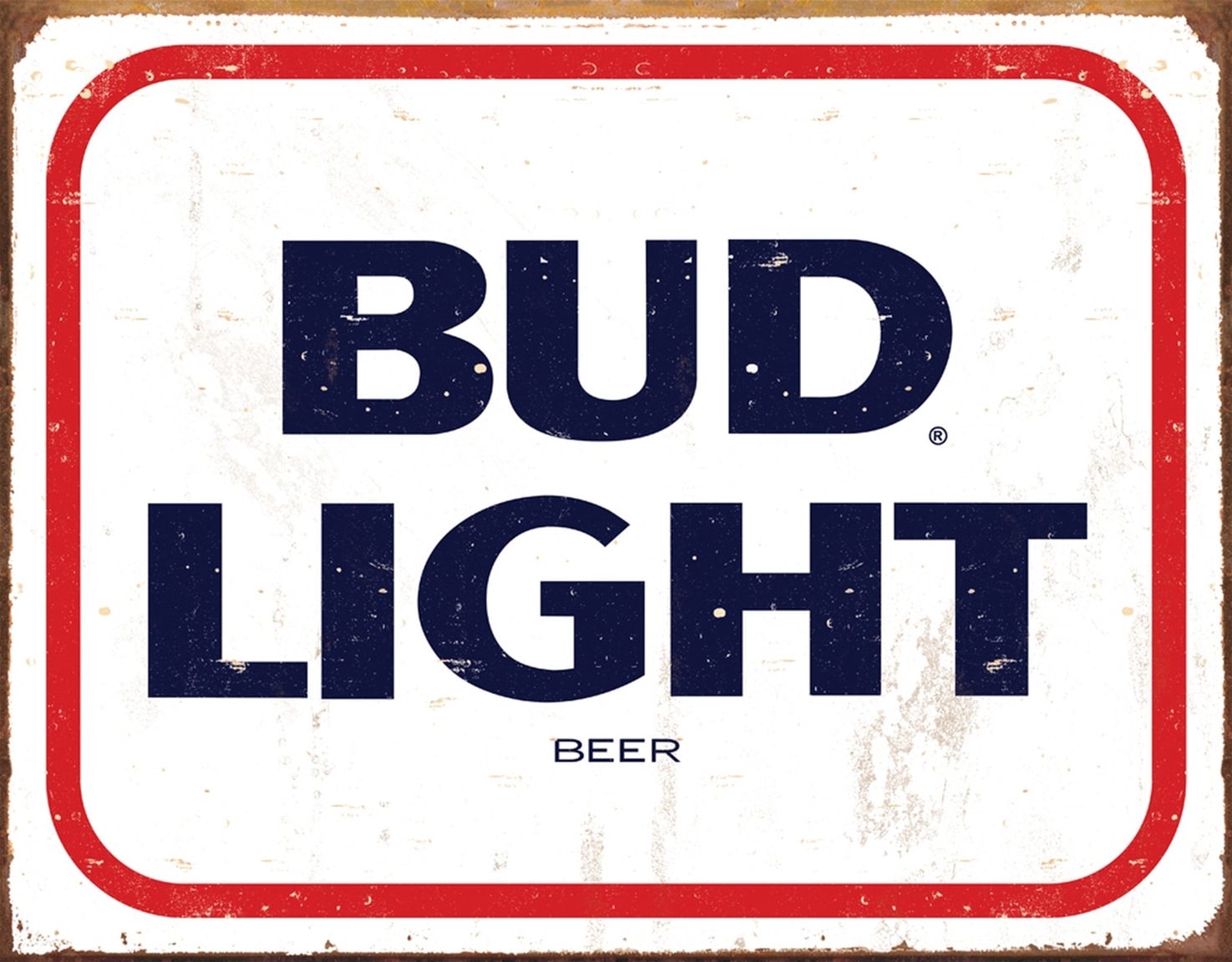 Bud Light Tin Sign