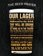 Beer Prayer Metal Sign