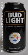 Bud Light 2016 Pittsburgh Steelers Kickoff 12 oz Can