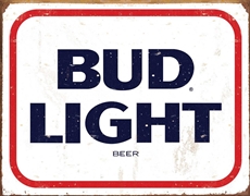 Bud Light Metal Sign