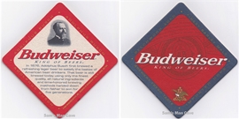 Budweiser Adolphus Busch Beer Coaster