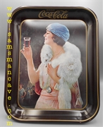 Coca Cola Flapper 1925 Advertisement Tray