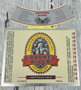 Crooked River Lighthouse Gold Beer Label