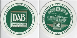 DAB Dortmunder Beer Coaster