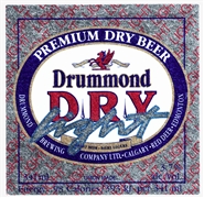 Drummond Dry Light Beer Biere Label