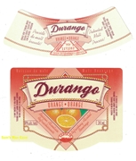 Durango Orange Malt Beverage Label