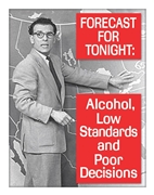 Tonight's Forecast Metal Sign