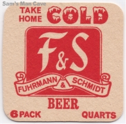 F&S Take Home Cold Beer Coaster